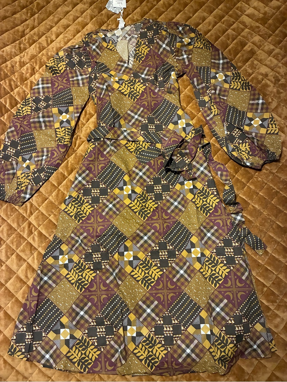 Kate Quinn quilt dress